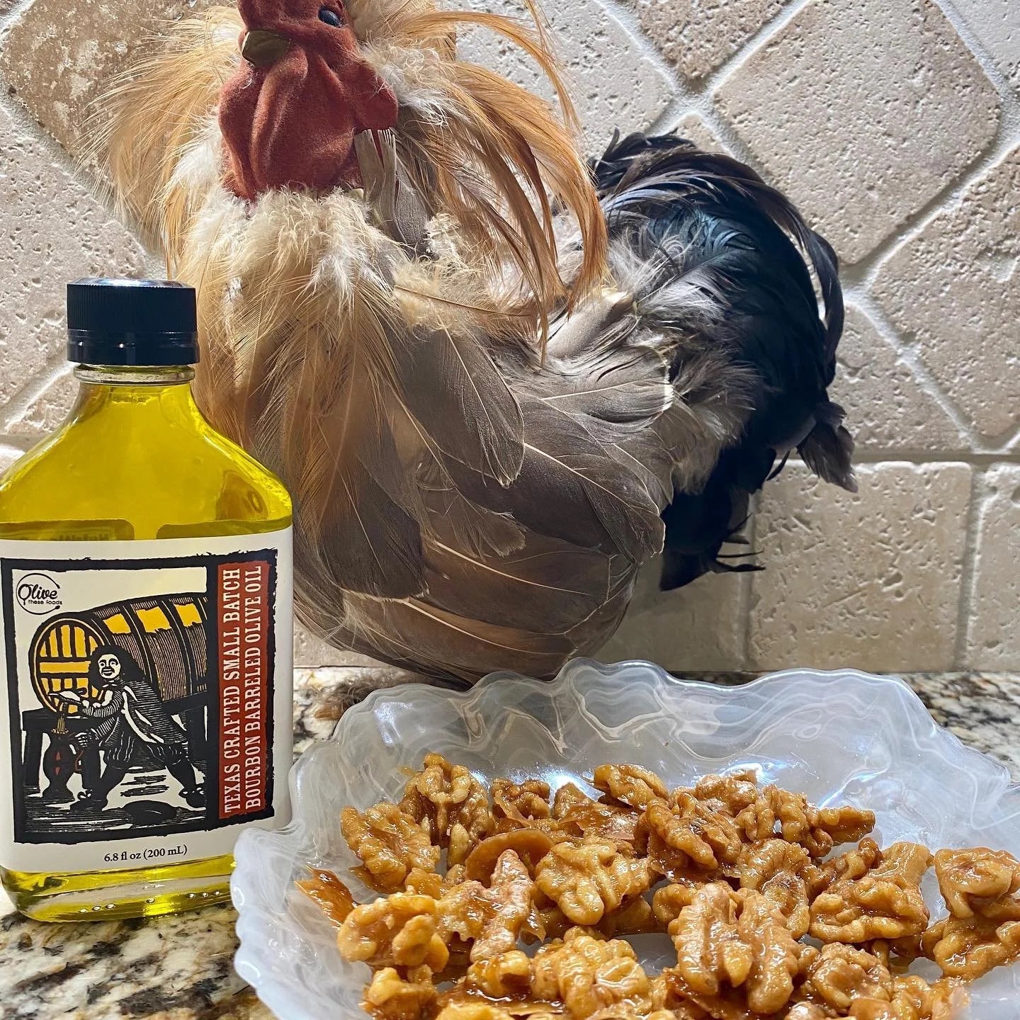 Bourbon Barreled Olive Oil by Olive These Foods – small - batch /olive - oil at home in the kitchen