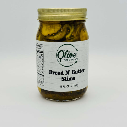 Bread and Butter Slims by Olive These Foods – small - batch /pickles - and - vegetables