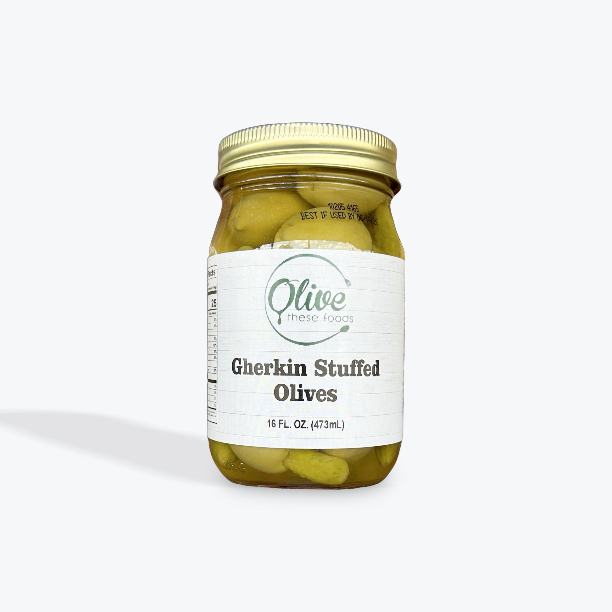 Gherkin Stuffed Olives by Olive These Foods – small - batch /olives