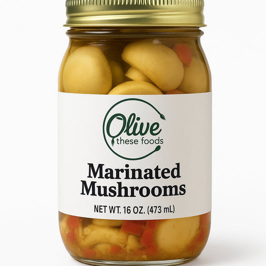 Marinated Mushrooms by Olive These Foods – small-batch /pickles-and-vegetables