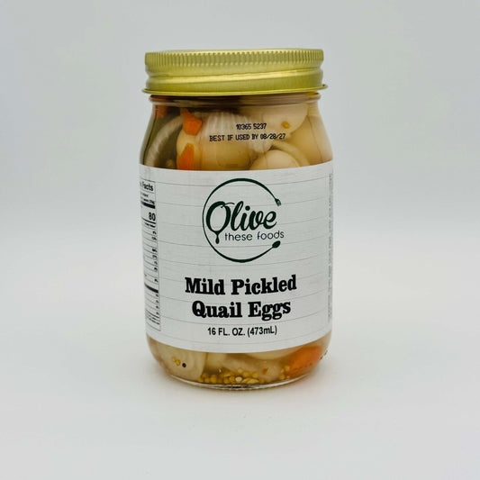 Mild Pickled Quail Eggs by Olive These Foods – small - batch /quail - eggs
