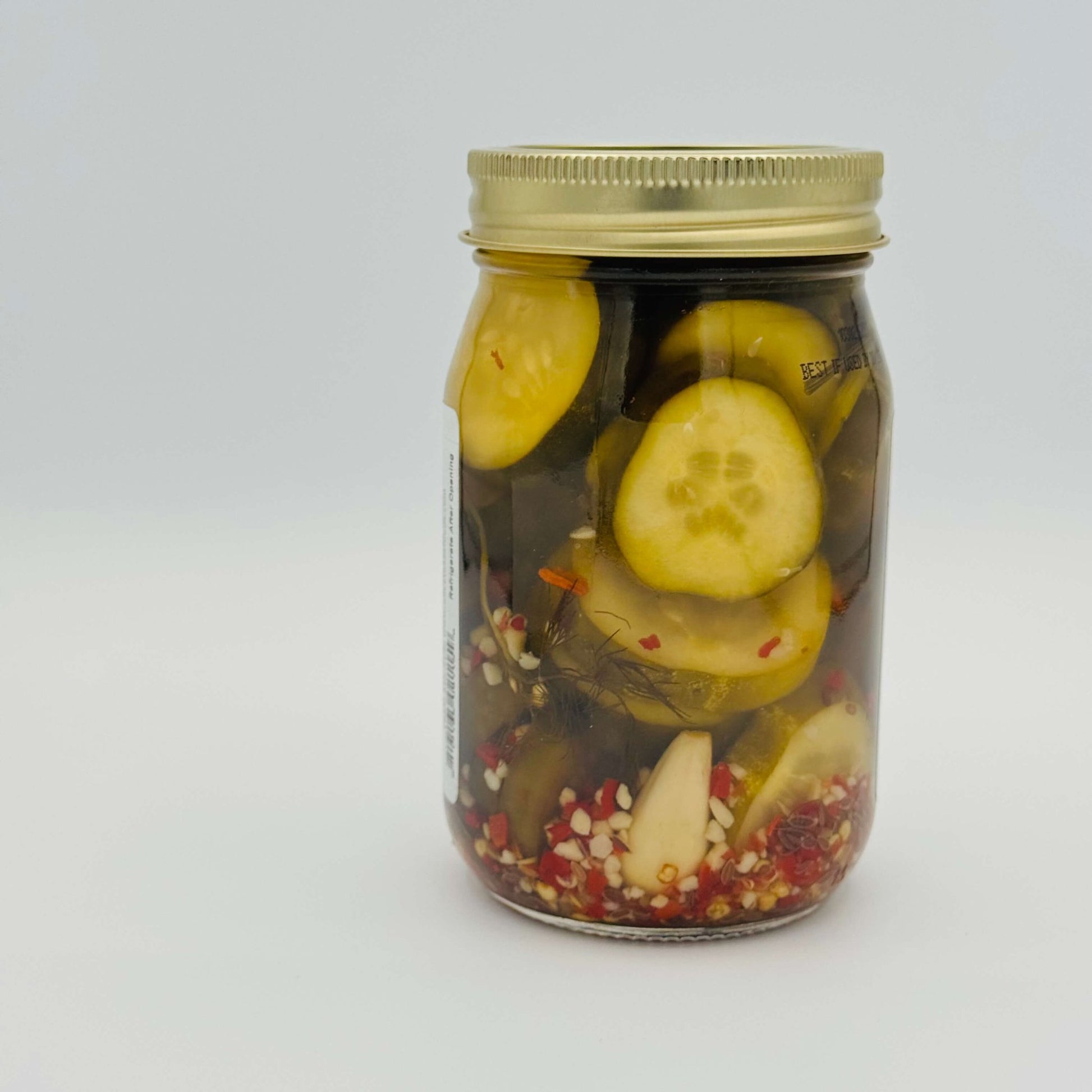Spicy Garlic Pickle Chips by Olive These Foods – small - batch /pickles - and - vegetables