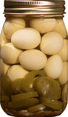 Spicy Pickled Quail Eggs by Olive These Foods – small - batch /quail - eggs