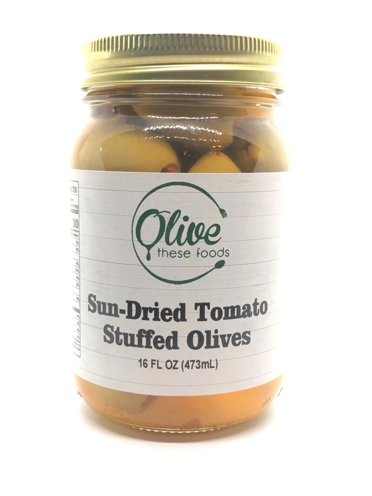 Sun - Dried Tomato Stuffed Olives by Olive These Foods – small - batch /olives
