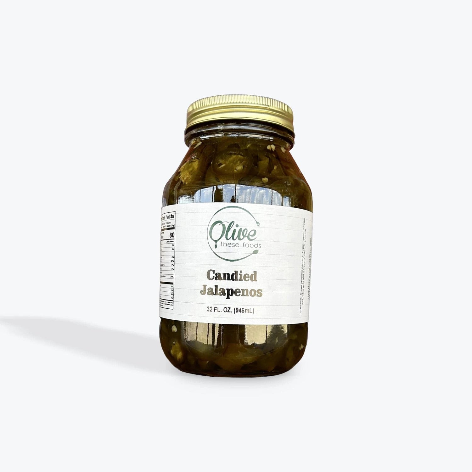 XL Candied Jalapeños (Cowboy Candy) by Olive These Foods – small - batch /pickles - and - vegetables