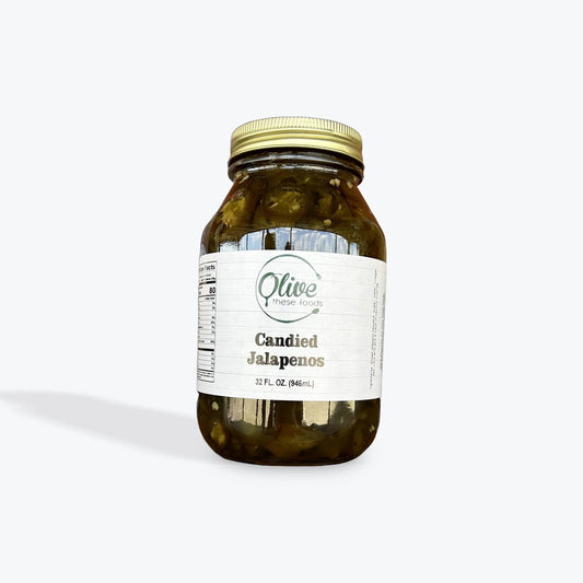 XL Candied Jalapeños (Cowboy Candy) by Olive These Foods – small - batch /pickles - and - vegetables